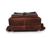 Marseille Leather Backpack – Walnut Brown - Aaron Leather Goods