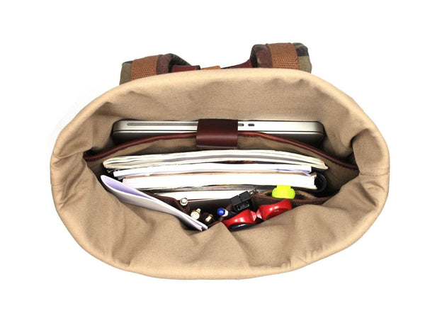 Fargo Camouflage Backpack - Camo Green - Aaron Leather Goods