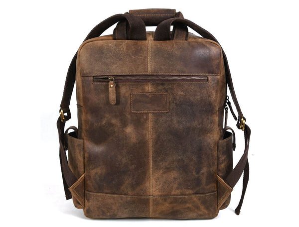 Alexander Leather Backpack - Cedar - Aaron Leather Goods
