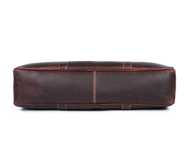 Tuscania Leather Knife Bag - Walnut Brown - Aaron Leather Goods