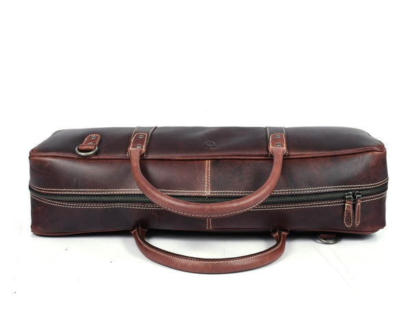 Tuscania Leather Knife Bag - Walnut Brown - Aaron Leather Goods