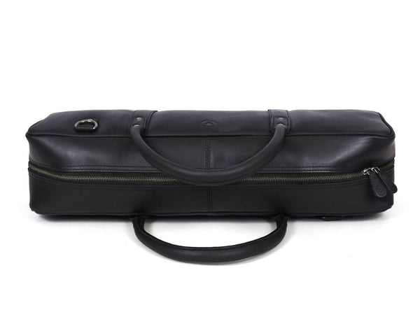 Tuscania Leather Knife Bag - Black - Aaron Leather Goods