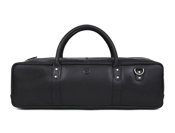Tuscania Leather Knife Bag - Black - Aaron Leather Goods