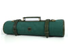Malaga Canvas Knife Roll - Pine Green - Aaron Leather Goods