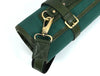 Malaga Canvas Knife Roll - Pine Green - Aaron Leather Goods