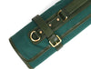 Malaga Canvas Knife Roll - Pine Green - Aaron Leather Goods