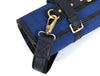 Malaga Canvas Knife Roll - Cobalt - Aaron Leather Goods