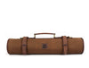 Malaga Canvas Knife Roll - Coffee - Aaron Leather Goods