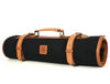 Malaga Canvas Knife Roll - Raven Black - Aaron Leather Goods