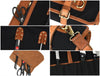 Malaga Canvas Knife Roll - Raven Black - Aaron Leather Goods