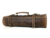 Tuscania Leather Knife Roll - Cedar - Aaron Leather Goods