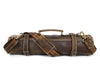 Tuscania Leather Knife Roll - Cedar - Aaron Leather Goods