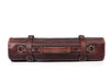 Tuscania Leather Knife Roll & Bag Combo - Walnut Brown - Aaron Leather Goods