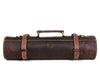 Tuscania Leather Knife Roll - Hickory Brown - Aaron Leather Goods