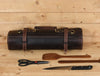 Tuscania Leather Knife Roll - Hickory Brown - Aaron Leather Goods