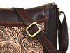 Madison Ladies Handmade Bag - Dark Brown - Aaron Leather Goods
