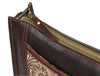 Madison Ladies Handmade Bag - Dark Brown - Aaron Leather Goods