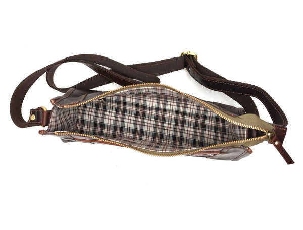 Madison Ladies Handmade Bag - Dark Brown - Aaron Leather Goods