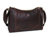Madison Ladies Handmade Bag - Dark Brown - Aaron Leather Goods