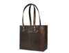Charlotte Travel Tote Bag Combo - Walnut Brown - Aaron Leather Goods