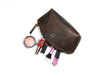 Charlotte Travel Tote Bag Combo - Walnut Brown - Aaron Leather Goods