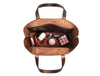 Charlotte Travel Tote Bag Combo - Walnut Brown - Aaron Leather Goods