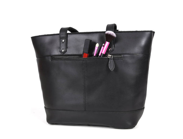 Mieres Travel Tote Bag – Raven - Aaron Leather Goods