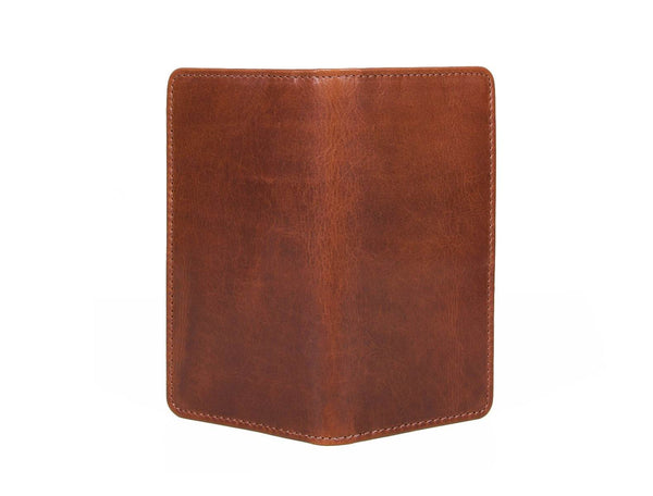 Austin Leather Wallet - Caramel - Aaron Leather Goods