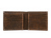 Cuenca Leather Bifold Mens Wallet - Cedar - Aaron Leather Goods