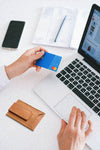 Sestao Leather Minimalist Money Clip Wallet - Cinnamon - Aaron Leather Goods