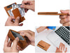 Sestao Leather Minimalist Money Clip Wallet - Cinnamon - Aaron Leather Goods