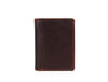 Fremont Leather Tri - fold Mens Wallet - Dark Brown - Aaron Leather Goods