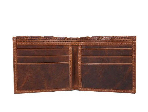 Carmel Leather Belt & Wallet Gift Combo - Brown - Aaron Leather Goods