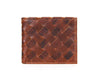 Detroit Leather Bi-fold Mens Wallet - Brown - Aaron Leather Goods
