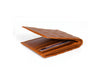 Detroit Leather Bi-fold Mens Wallet - Chestnut - Aaron Leather Goods