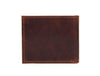 Wichita Leather Bi - fold Mens Wallet - Dark Brown - Aaron Leather Goods