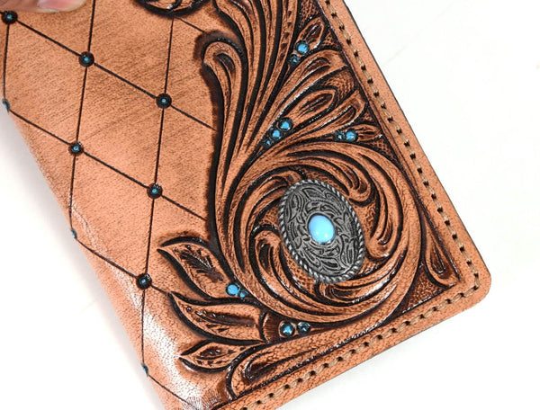 Lexington Leather Bifold Mens Wallet - Brown - Aaron Leather Goods