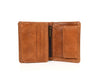 Toledo Leather Tri - fold Mens Wallet - Caramel - Aaron Leather Goods