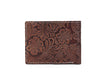 Wichita Leather Bi - fold Mens Wallet - Brown - Aaron Leather Goods