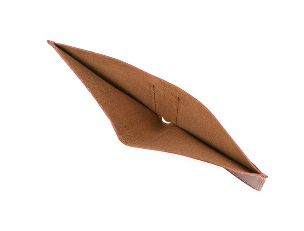 Paso Leather Bi - fold Mens Wallet - Chestnut - Aaron Leather Goods