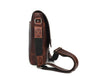 Boulder Leather Messenger Bag & Organizer Combo - Walnut - Aaron Leather Goods