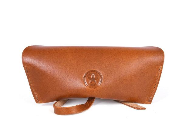 Leather Sunglasses case & Mouse Pad Combo - Aaron Leather Goods