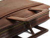 Tulsa Leather Organizer - Walnut Brown - Aaron Leather Goods