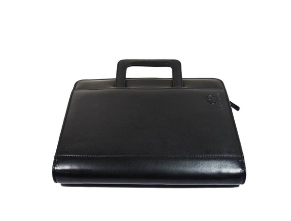 Tulsa Leather Organizer - Raven Black - Aaron Leather Goods