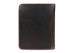 Boulder Leather Messenger Bag & Organizer Combo - Walnut - Aaron Leather Goods
