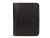 Boulder Leather Messenger Bag & Organizer Combo - Walnut - Aaron Leather Goods