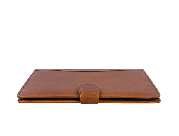Aaron Leather Goods leather Briefcase & Organizer Combo - Aaron Leather Goods