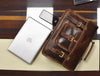 Ancona Leather Office Bag 15" - Dark Brown - Aaron Leather Goods