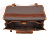 Ancona Leather Office Bag 15" - Gingerbread - Aaron Leather Goods