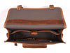 Aaron Leather Goods leather Briefcase & Organizer Combo - Aaron Leather Goods